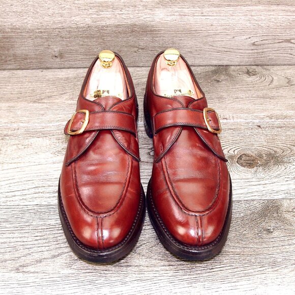 Allen Edmonds CORNELL Monkstrap 10.5 B Narrow Chili * add $15 new Trees main image 10